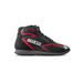 Sparco Fahrerschuh SKID+ Schwarz/Rot (FIA homologation)