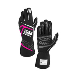 OMP Handschuh FIRST MY24 Schwarz/Fuchsia (FIA)