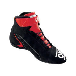 OMP Fahrerschuh FIRST MY21 Schwarz/Rot (FIA)