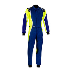 Sparco Kartoverall X-LIGHT K MY22 Blau-Gelb (CIK-FIA)