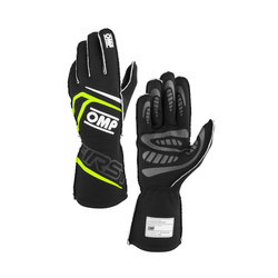 OMP Handschuh FIRST MY24 Schwarz/Gelb (FIA)