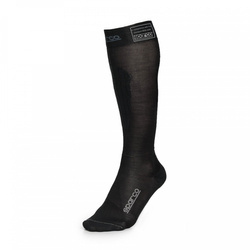 Sparco Lange Socken COMPRESSION Schwarz (Homologation FIA)