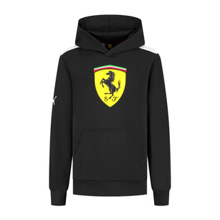 Scuderia Ferrari F1 Kinder Hoodie Shield schwarz