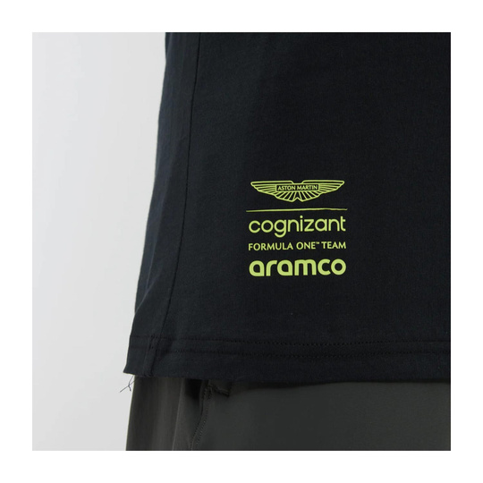 Aston Martin F1 Herren T-shirt Silverstone Schwarz