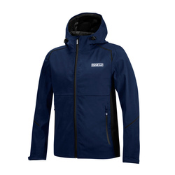 Sparco Herren 3-in-1 Jacke Dunkelblau