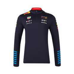 Red Bull Racing 2024 Team Sweatshirt mit 1/4-Reißverschluss für Herren