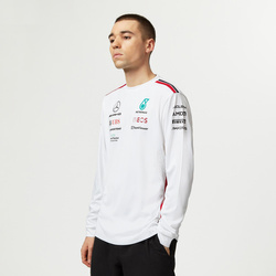 Mercedes AMG F1 Herren Langarmshirt Team Weiß