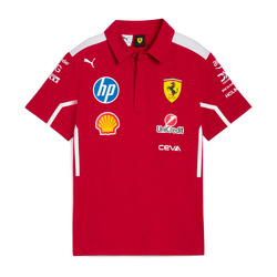 Scuderia Ferrari F1 2025 Herren Poloshirt Team