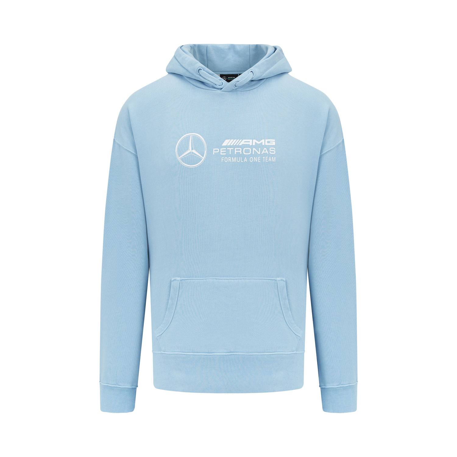 Herren Retro Hoodie Blue Mercedes AMG F1 Bekleidungsartikel Pullover Team Formel 1 Mercedes Gadzetyrajdowe.pl