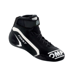 OMP Fahrerschuh FIRST MY21 Schwarz (FIA)