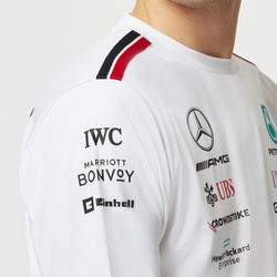 Mercedes AMG F1 Herren Langarmshirt Team Weiß