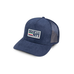 Sparco Herren Kappe TRUCKER Marineblau