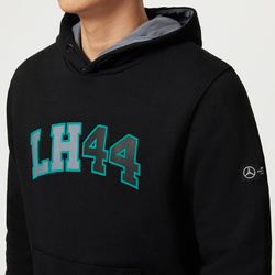 Herren Hoodie Lewis Hamilton Schwarz Mercedes AMG F1 