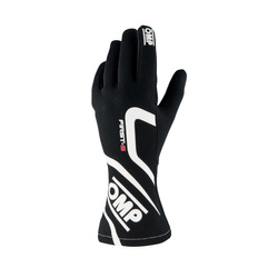 OMP Handschuh FIRST-S MY20 Schwarz (Homologation FIA)