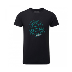 Sparco Herren T-shirt NEW TRON Schwarz