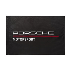 Porsche Motorsport Flagge Team Schwarz